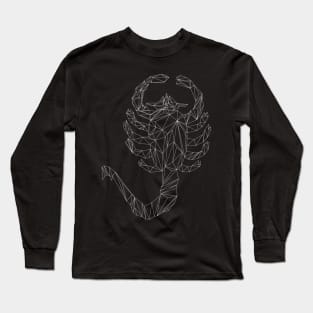 Low-poly Scorpion Long Sleeve T-Shirt